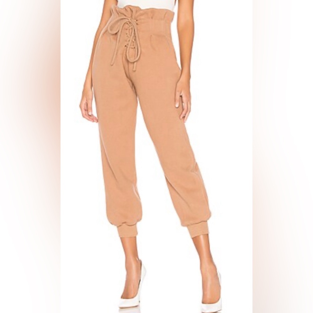 Lovers + Friends Tan Track Pants